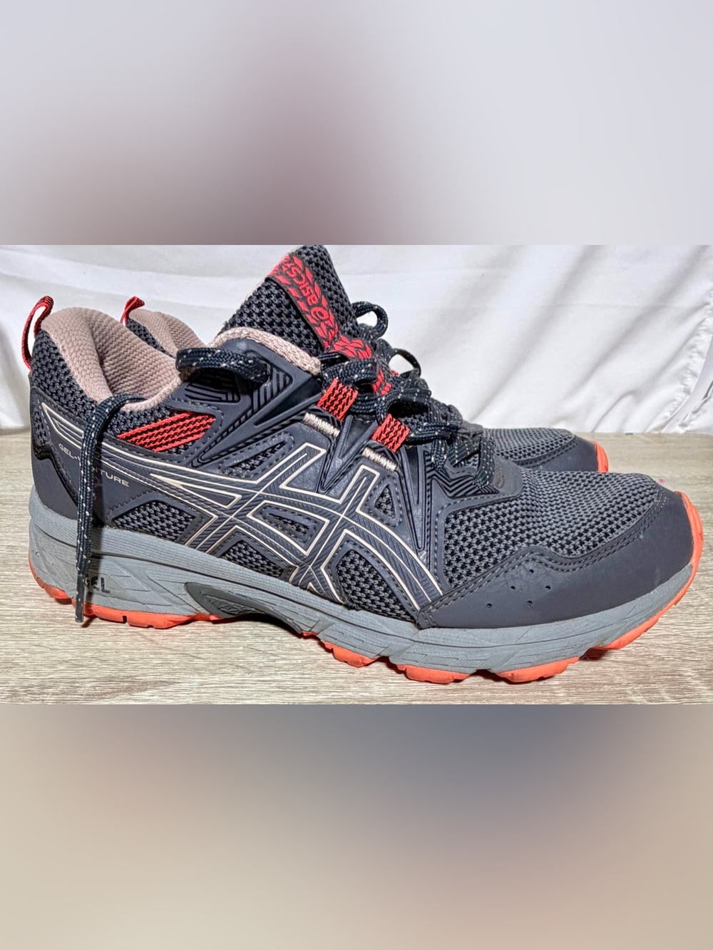 Asics Gel Venture 8 Athletic Sneakers Carrier Grey Women’s 6.5